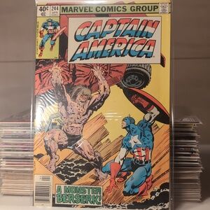 Captain America volume 1 issue 244 Newsstand Edition
